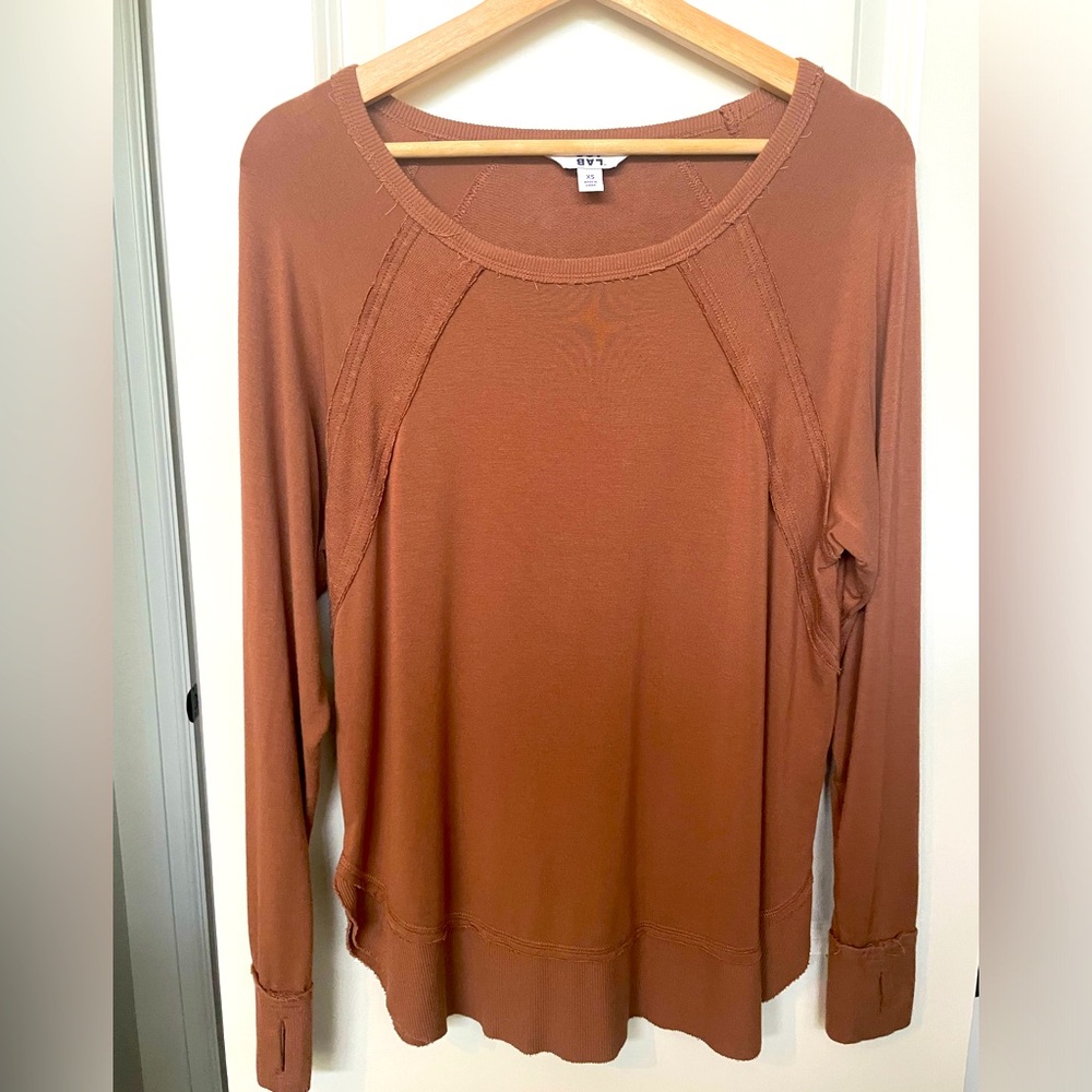 Oversized long sleeve top